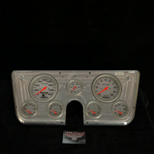 67-72 Chevrolet C-10 Billet Gauge Cluster